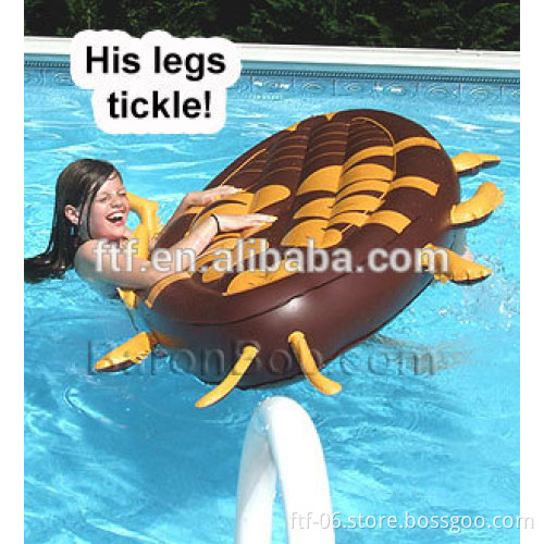 Cartoon people PVC inflatable floating bed